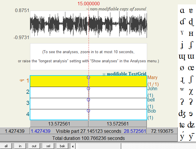 praatで高齢者の音声解析